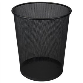 Riyashop Corbeille à papier ronde en fil métallique - 19 l