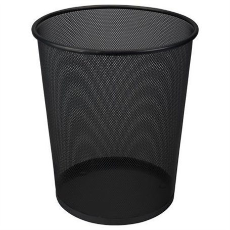 Riyashop Corbeille à papier ronde en fil métallique - 19 l
