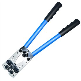 CCLIFE Pince à Sertir Réglable Cliquet de Sertissage Pince pour Cosses de Electrique Câble 6-50 mm² (AWG 10-0)
