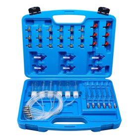 CCLIFE 24pcs retour injecteur d'injecteur diesel Avec 6 Cylindres Diesel Kit Test Rail d'injection testeur