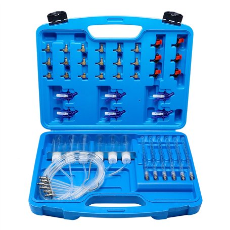 CCLIFE 24pcs retour injecteur d'injecteur diesel Avec 6 Cylindres Diesel Kit Test Rail d'injection testeur