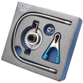 CCLIFE 1/2" Jauge de serrage angulaire Cle Angulaire De Serrage avec bras magnétique et bras à griffes