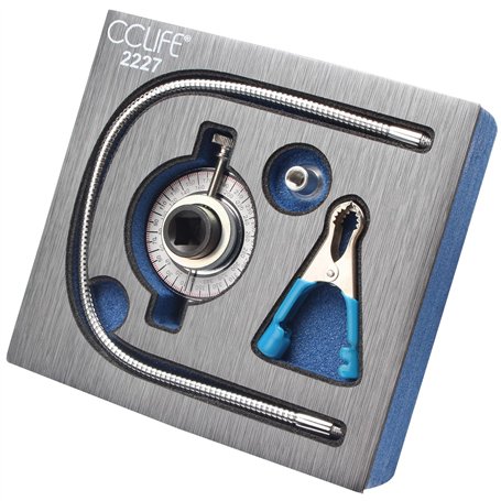 CCLIFE 1/2" Jauge de serrage angulaire Cle Angulaire De Serrage avec bras magnétique et bras à griffes