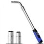 CCLIFE Clé Téléscopique Extensible à Boulons avec Douilles 17/19mm et 21/23mm, Clé à Douille 4 Pièces, Entraînement 1/2 Pouce