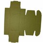 NKlaus Boîte à couvercle rabattable env. 50 pièces 6x4x2cm Emballage papier kraft Boîte en carton pour petits cadeaux publicitai