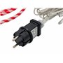 Bambelaa! Guirlande lumineuse à LED en forme de canne à sucre d'orge - Guirlande lumineuse d'extérieur - Tuyau lumineux de Noël 