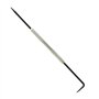 R40 2560816 pointe à tracer en métal dur 250 mm/90° avec pointe incurvée gerändeltem geiffstück