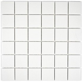 carreaux de mosaïque en céramique - Blanc vieilli - Pour salle de bain