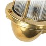Lampe bateau en laiton côtelé IP64 élégant maritime E27 Premium Lampe murale extérieure Maison balcon