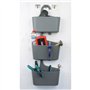 meberg LA05 Panier de douche en plastique à suspendre / rangement pour salle de bain et cuisine