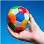 alldoro 60305 Softball - Ballon de Football Mou, 2 pcs, pour Enfants à partir de 0 Mois, 10 cm, Multicolore, Blanc-Noir