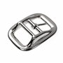Ganzoo Lot de 4 boucles de ceinture en acier inoxydable - Pour homme et femme - Paracord 550 boucle en argent - Largeur maximale