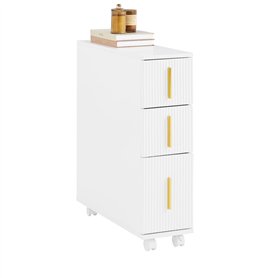 SoBuy Armoire Toilettes WC Support Papier Toilette Meuble de Salle de Bain