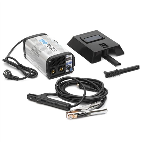 IPOTOOLS MMA-160R posté a souder a l arc - poste a souder a larc DC MMA Inverter avec 160 A/Affichage Numérique / 230 V/Antistic