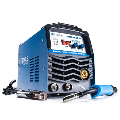 IPOTOOLS MIG-160ERS Poste a souder MIG MAG - Poste à souder MIG avec 160A 230V IGBT