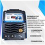 IPOTOOLS MIG-160ERS Poste a souder MIG MAG - Poste à souder MIG avec 160A 230V IGBT, 5 en 1 Poste MIG Flux MMA électrodes, Poste
