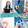 Magic Garden Seeds - Floraison - 40 sachets plats colorés en papier avec 8 designs différents - Sac cadeau - Petit/mini en papie