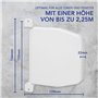 Selve - Mini enrouleur de cordon - Pivotant - Dimensions du cordon : 5 m de longueur et 4,5 mm d'épaisseur