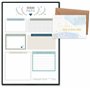 Cadeau de fête des pères avec impression d'art et carte postale dorée avec enveloppe et 2 autres cartes – Cadeau pour la fête de