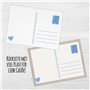 Cadeau de fête des pères avec impression d'art et carte postale dorée avec enveloppe et 2 autres cartes – Cadeau pour la fête de