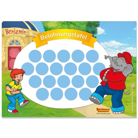 Tableau de récompense pour enfants - Bloc de 10 feuilles - Concept motivant comme aide à l'éducation - Avec de superbes autocoll