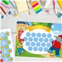 Tableau de récompense pour enfants - Bloc de 10 feuilles - Concept motivant comme aide à l'éducation - Avec de superbes autocoll
