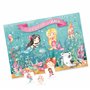 Papierdrachen Calendrier de l'Avent avec des tatouages pour enfants à coller - Tatouages avec des sirènes et d'autres dessins po