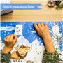 Papierdrachen Calendrier de l'Avent avec des tatouages pour enfants à coller - Tatouages avec des animaux d'hiver et d'autres de