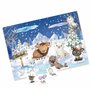 Papierdrachen Calendrier de l'Avent avec des tatouages pour enfants à coller - Tatouages avec des animaux d'hiver et d'autres de