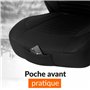 upgrade4cars Housses de Siège de Voiture Avant Universelle Noir | Housse de Sieges Auto Universel pour Conducteur et Passager