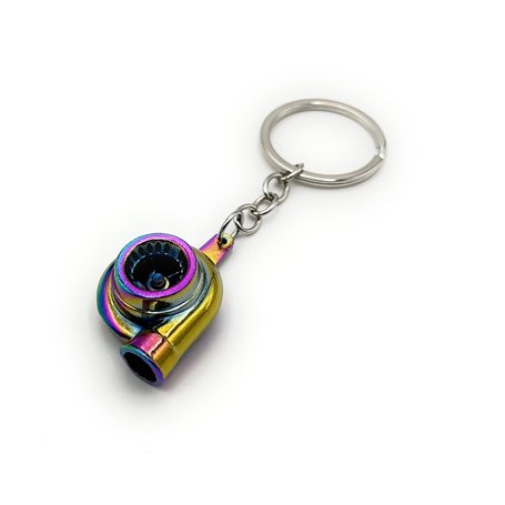 H-Customs Porte-clés turbocompresseur multicolore en métal flop performance tuning voiture