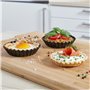 Grizzly moules à tartelettes, 10 x moules mini tartelettes Ø 11 cm, antiadhésifs, set de mini tartelette patisserie, pour mini f
