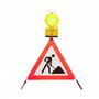 LED-MARTIN Signal Pliable avec Symbole d'avertissement VZ 123-70 cm – Chantier – Lumière du Jour