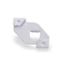 Licht-Zubehoer.de Lot de 10 Clips de Plafond avec Œillet pour Rails Odenwald - Compatibles avec Plafonds à Grille Sans Perçage -