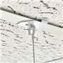 Licht-Zubehoer.de Lot de 10 Clips de Plafond avec Œillet pour Rails Odenwald - Compatibles avec Plafonds à Grille Sans Perçage -