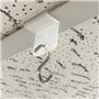 Lot de 100 crochets en S en métal en forme de S - Diamètre : 2 mm - Longueur : 27 mm - Pour plafonds grillagés