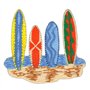BP BRAUNERT PATCHES Écusson thermocollant pour planche de surf