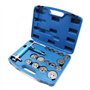 WilTec Jeu Repousse-Piston pour Étriers de Frein avec 16 pièces – avec Coffret 400 x 315 x 100 mm – Outils air comprimé – pour F