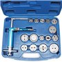 WilTec Jeu Repousse-Piston pour Étriers de Frein avec 16 pièces – avec Coffret 400 x 315 x 100 mm – Outils air comprimé – pour F