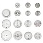 WilTec Jeu Repousse-Piston pour Étriers de Frein avec 16 pièces – avec Coffret 400 x 315 x 100 mm – Outils air comprimé – pour F