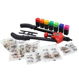 Pince rivets de traction Pour rivets aveugles À sertir les écrous Set 7 Mandrins interchangeables – Pince insert fileté