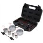 Jeu Scies de cloche Ensemble d’outils 9 pièces Perceuse Carreaux Carrelage Trépan de forage Couronne