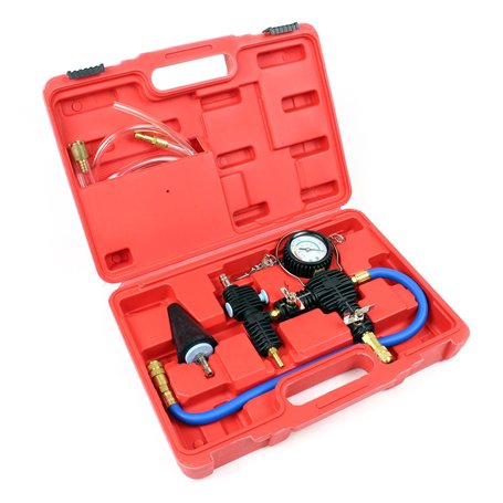 WilTec Système de Refroidissement Universel Purge Liquide Remplissage Testeur Kit Outil Refroidisseur