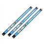 WilTec Kit de 3 Barres Porte-Outils – Longueur 46 cm et Capacité 13,6 kg par Barre – Barres magnétiques en Acier – Rangement Acc