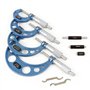 Coffret de micromètres Set 0-100mm 4 manomètres Précision de mesure 0,01mm Outil de mesurage