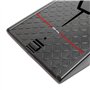 Wiltec Jeu de 2 Rampe d'accès de Bordure – 905 x 330 x 220 mm – en Plastique – pour Charges Lourdes Jusqu’à 2,5 t – Trottoir Lev