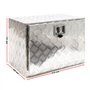 Wiltec Boîte de rangement en aluminium – 615 x 400 x 450 mm – avec Serrure et 2 Clés – Caisse à outils Malle de transport Box po