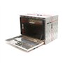 Wiltec Boîte de rangement en aluminium – 615 x 400 x 450 mm – avec Serrure et 2 Clés – Caisse à outils Malle de transport Box po