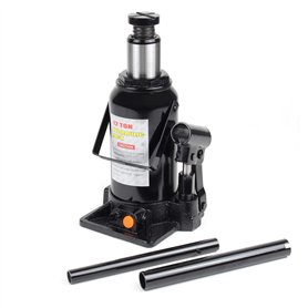 Cric Bouteille hydraulique 12T Vérin de Levage avec Fonction Descente Lente