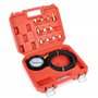 WilTec Kit Mesure de Pression d‘Huile Manomètre Jauge Testeur Appareil Contrôle de Pression 0-35 Bars